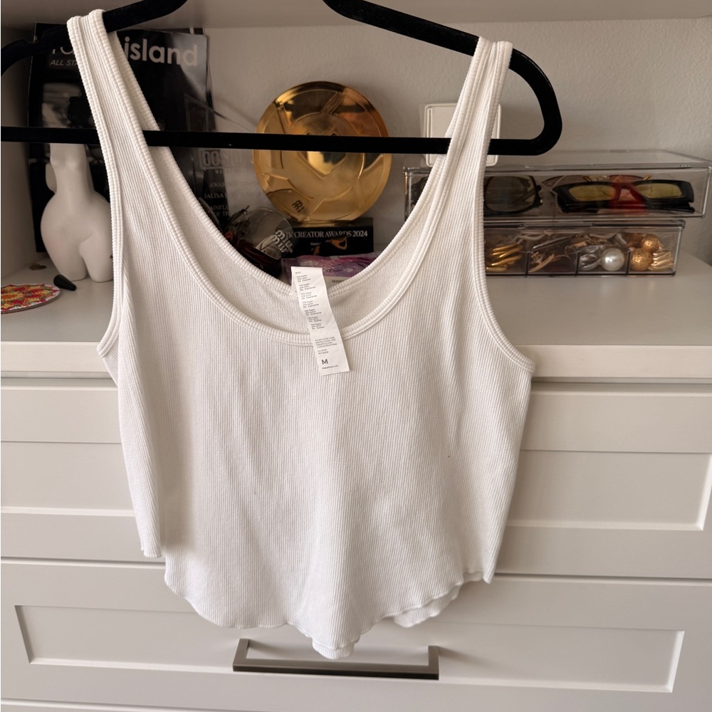 Women's White Tank Top